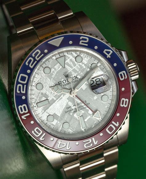 Rolex pepsi meteorite dial